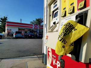 There was a gas shortage at The Circle K at Pierce Avenue and Riverside Drive early Friday, though the manager says they expect another shipment before the end of the day.