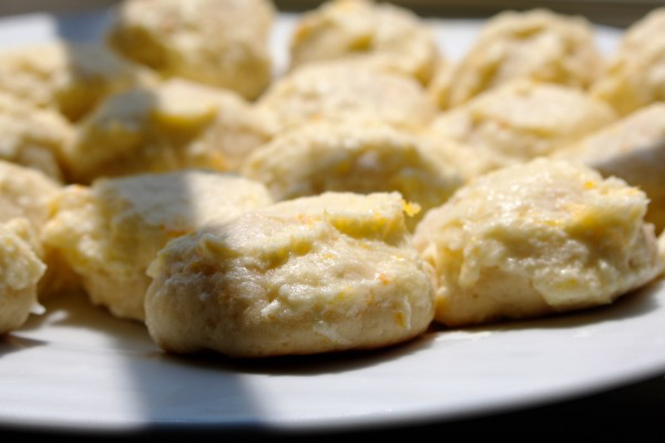 Orange cookies that have been passed down through five generations of Sarah Gerwig-Moore's family.  