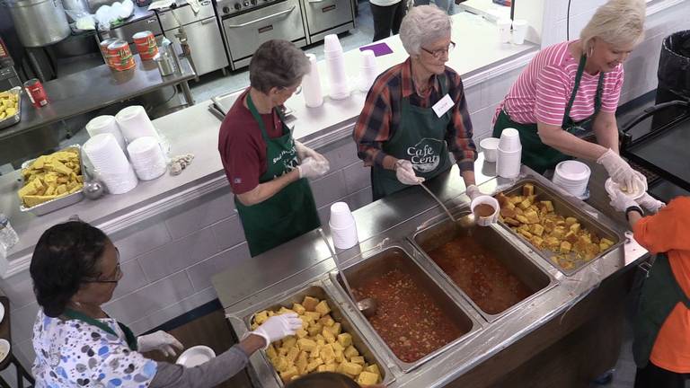 Milledgeville, Ga., 10/30/2018: Cafe Central soup kitchen which serves more than 500 weekly in Milledgeville is one of the beneficiaries of the Georgia Wildlife Federation Georgia Hunters for the Hungry venison. 