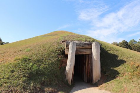 The Earth Lodge is one of the oldest sites at Ocmulgee Mounds 