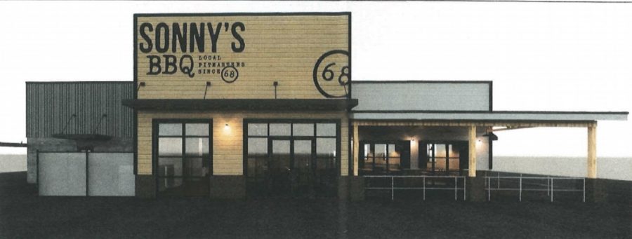 A new Sonnys BBQ approved for 5801 Zebulon Road will include a covered patio.
