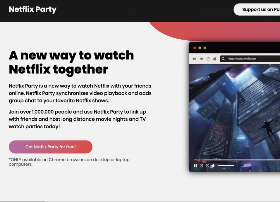 Netflix Party' allows you to watch with friends, even when self-isolating