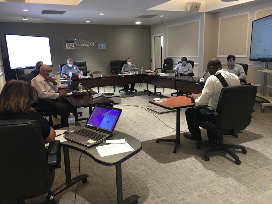 The Macon-Bibb County Planning and Zoning Commission held its first in-person meeting Monday since the COVID-19 outbreak closed their office to the public.