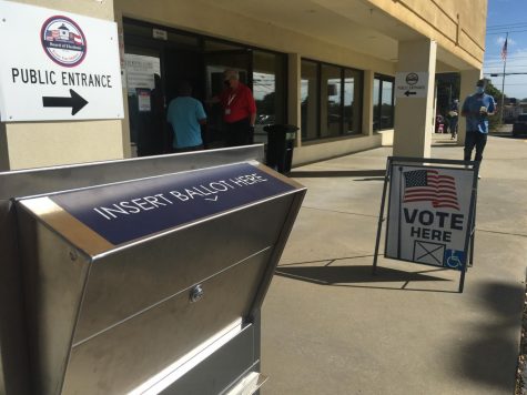 Early voters enter the Macon-Bibb County Board of Elections to cast ballots Friday in the 2020 Presidential Election.