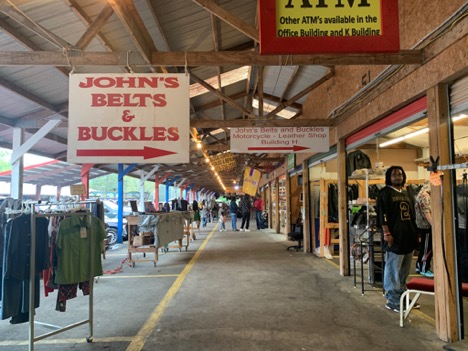 Smiley’s Flea Market features many small businesses and shops of all varieties, including clothing, food, gifts and more.