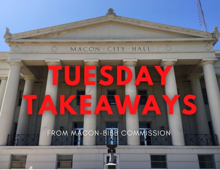Top issues discussed and actions taken from commission meetings at Macon-Bibb City Hall.