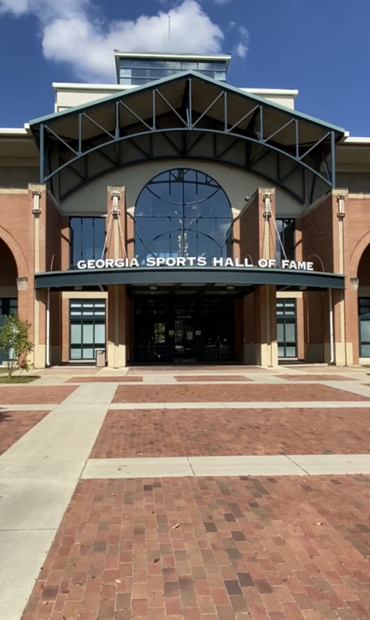 Entrance+of+the+Georgia+Sports+Hall+Of+Fame.+