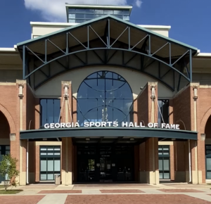 Entrance of the Georgia Sports Hall Of Fame. 