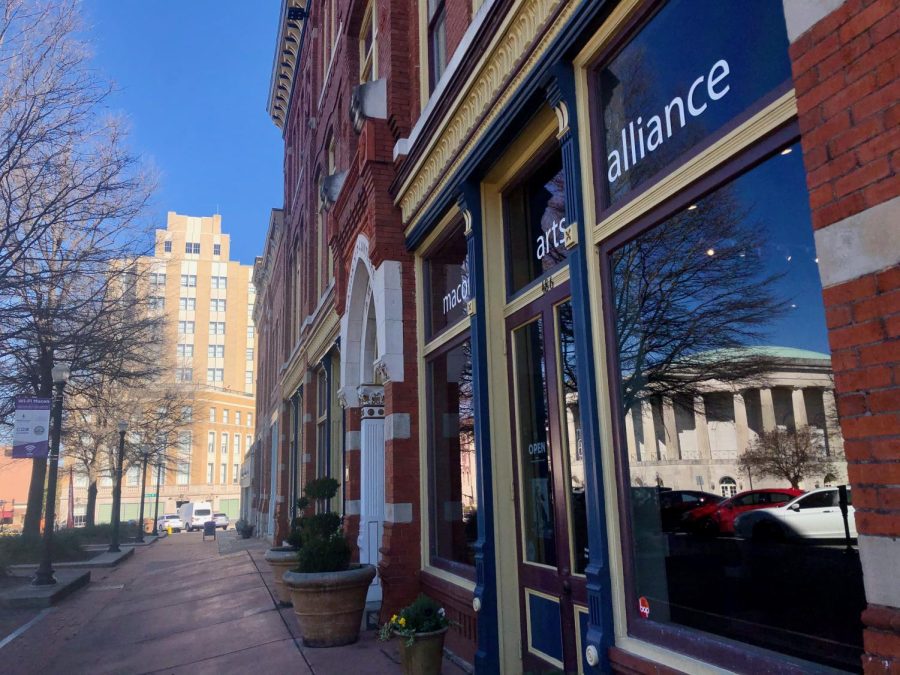The Macon Arts Alliance gallery at 486 First St. could soon be open Saturdays to lure business from guests staying at Hotel 45 down the street. 