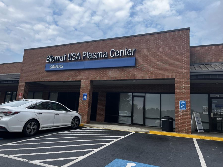 Biomat USA Plasma Center located in Macon, GA.