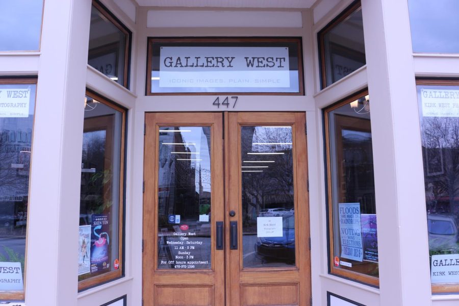 The outside of Gallery West in Macon, Ga on December 3, 2022.