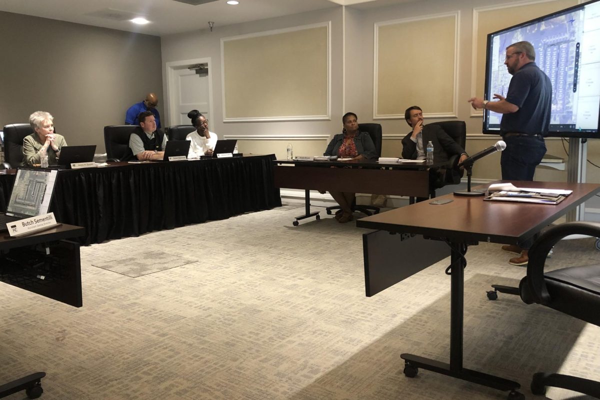 The Macon-Bibb County Planning & Zoning Commission held its last hearing Monday at Terminal Station before the office moves to Macon Mall. 