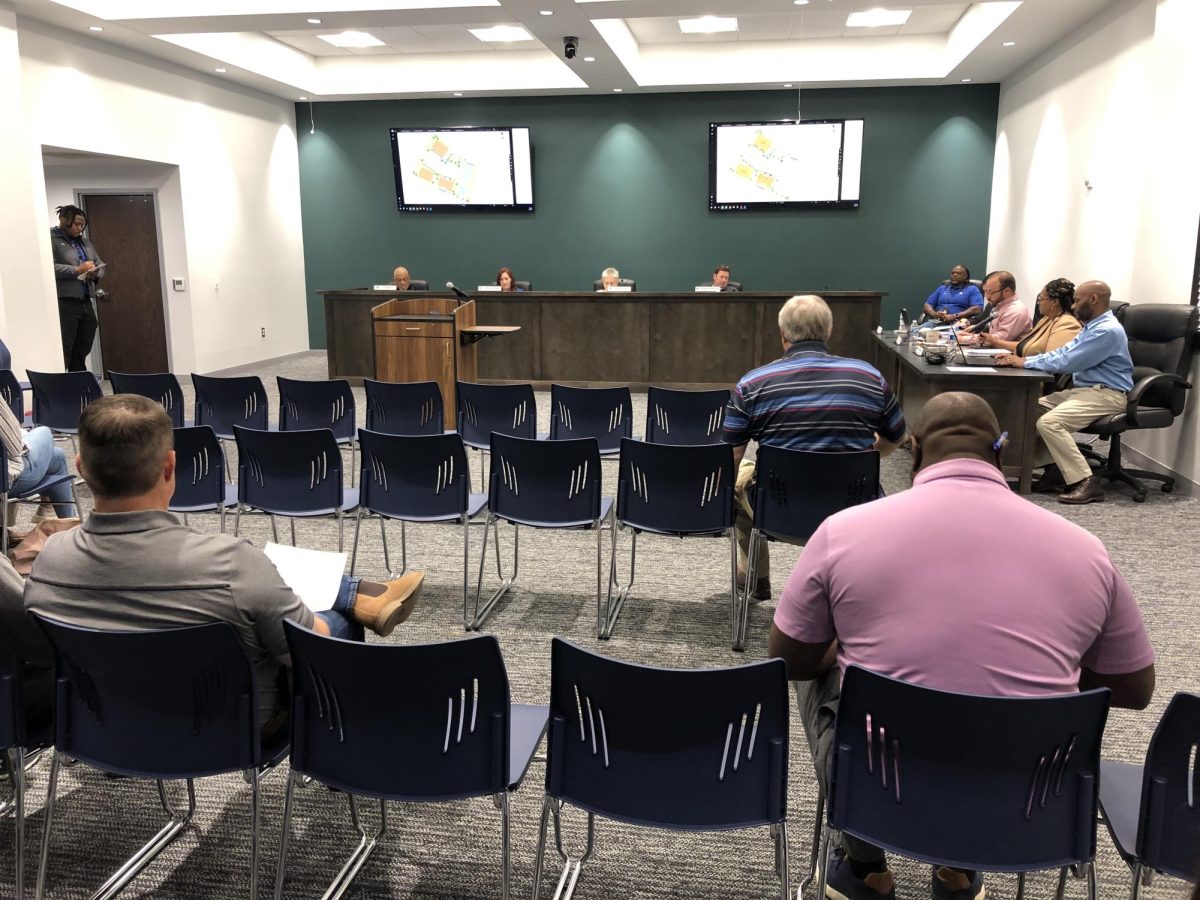 The Macon-Bibb County Planning & Zoning Commission held Monday's hearing at Macon Mall for the first time since moving offices from Terminal Station. 