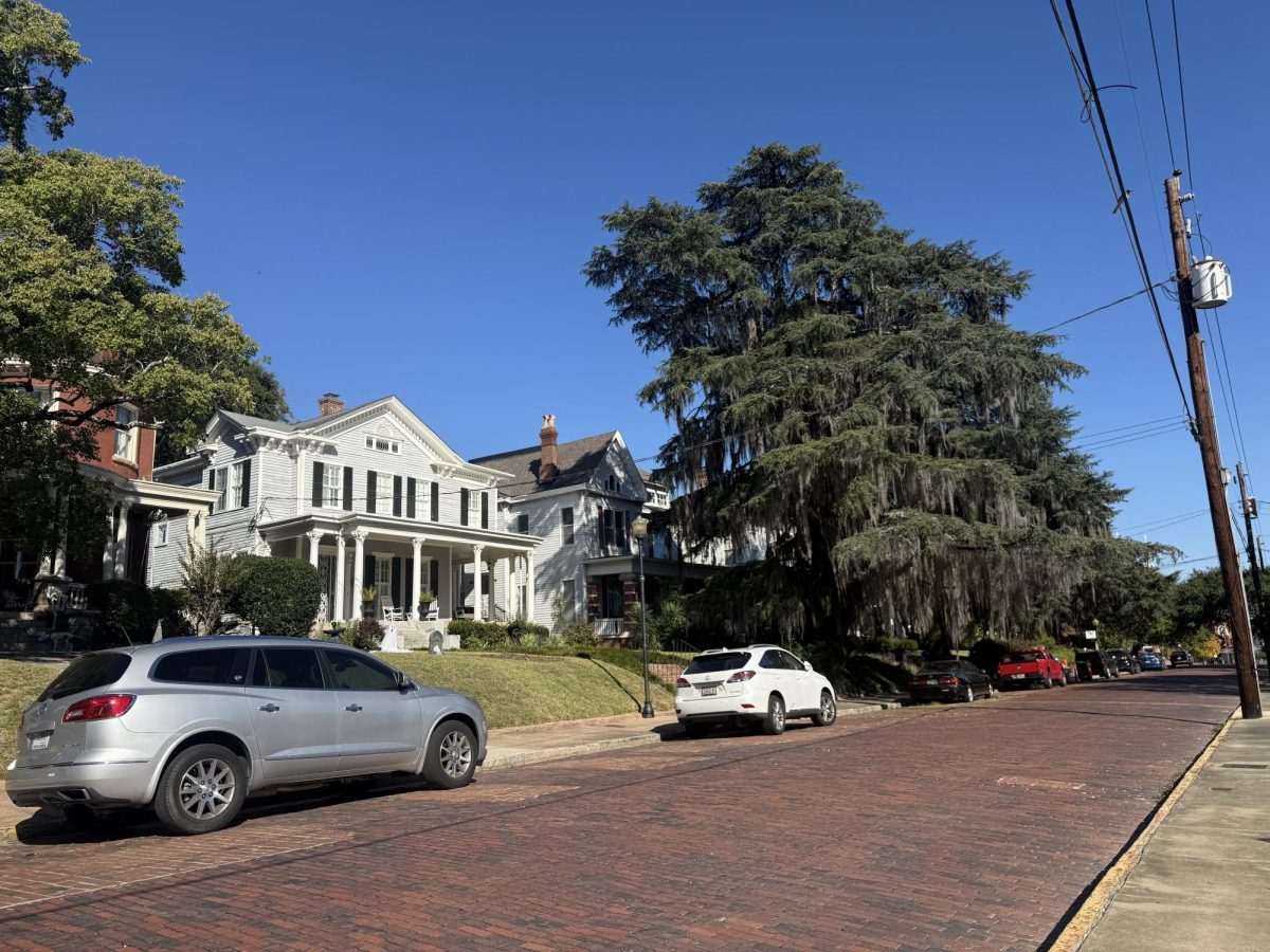 Historic Macon neighborhood in Macon, Ga. Macon-Intown, High st. Photographed on October 20, 2024.