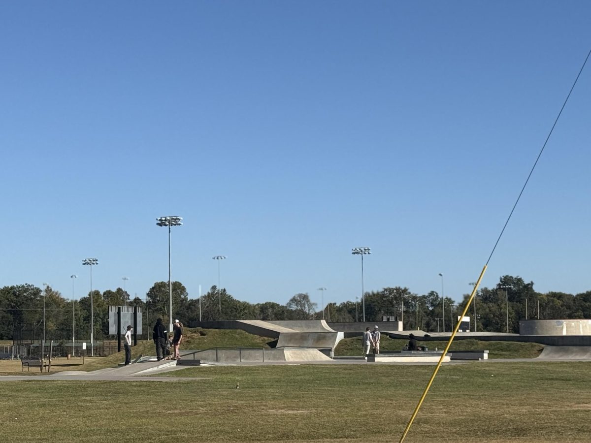 Skateboarders in Central City Park in Macon, Ga. Photographed on October 20th, 2024.