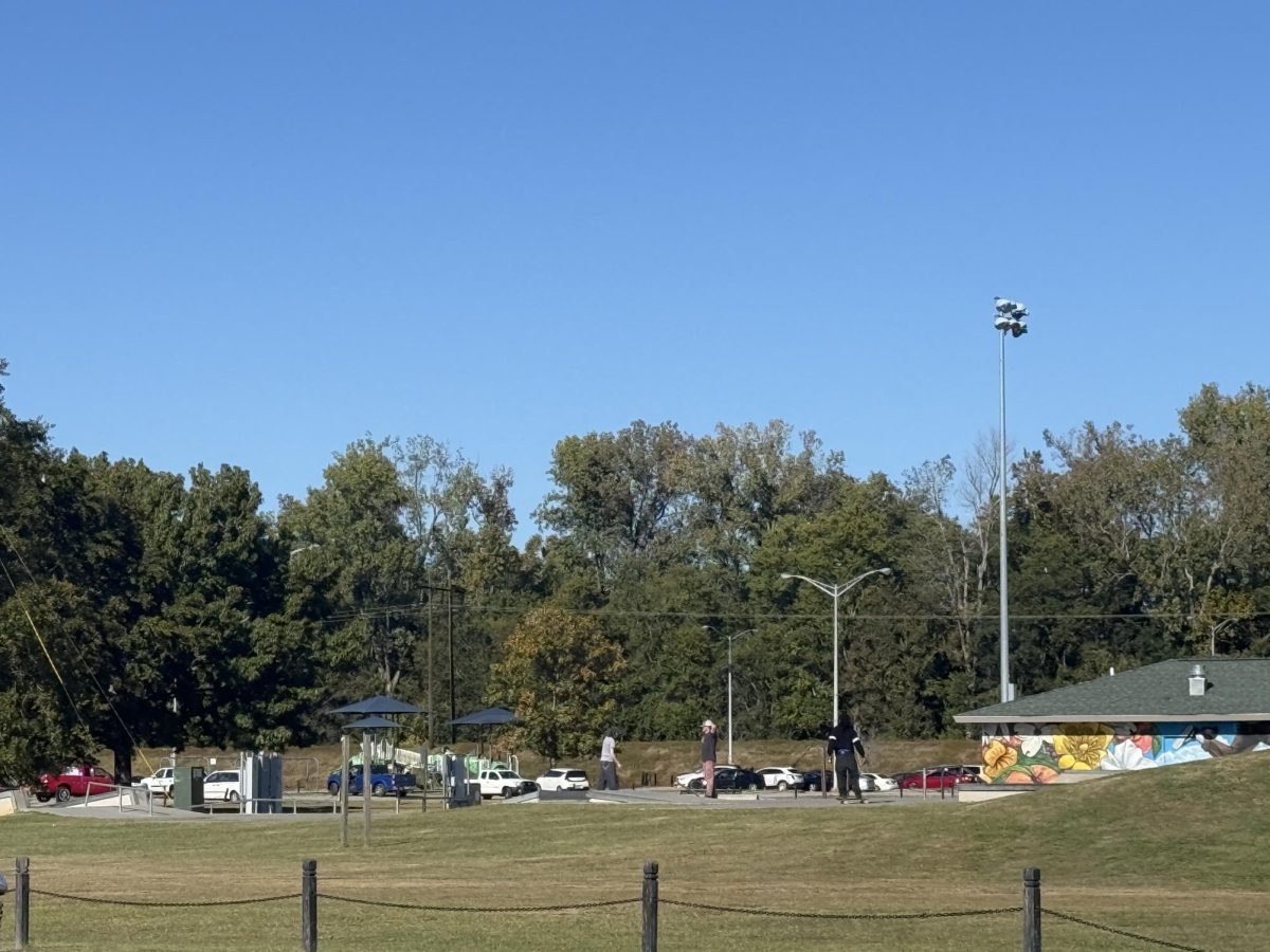 Skateboarders in Central City Park in Macon, Ga. Photographed on October 20th, 2024.