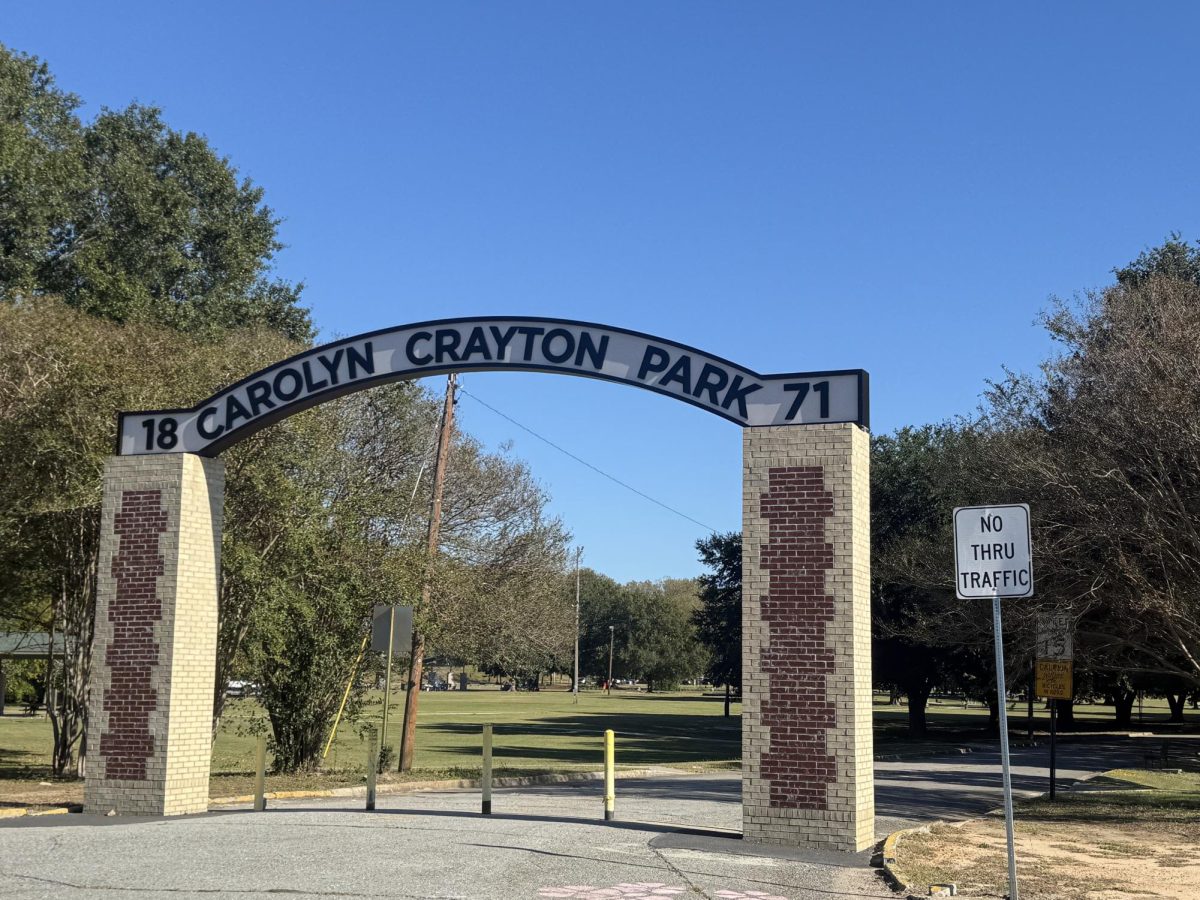 Entrance of Carolyn Crayton Park in Macon, Ga. Photographed on October 20th, 2024.