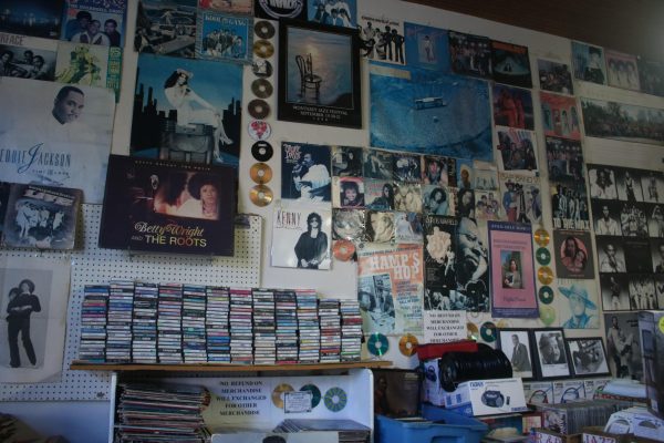 Pictured above is one of the walls inside Old School Music Headquarters at 522 Second Street in downtown Macon.  