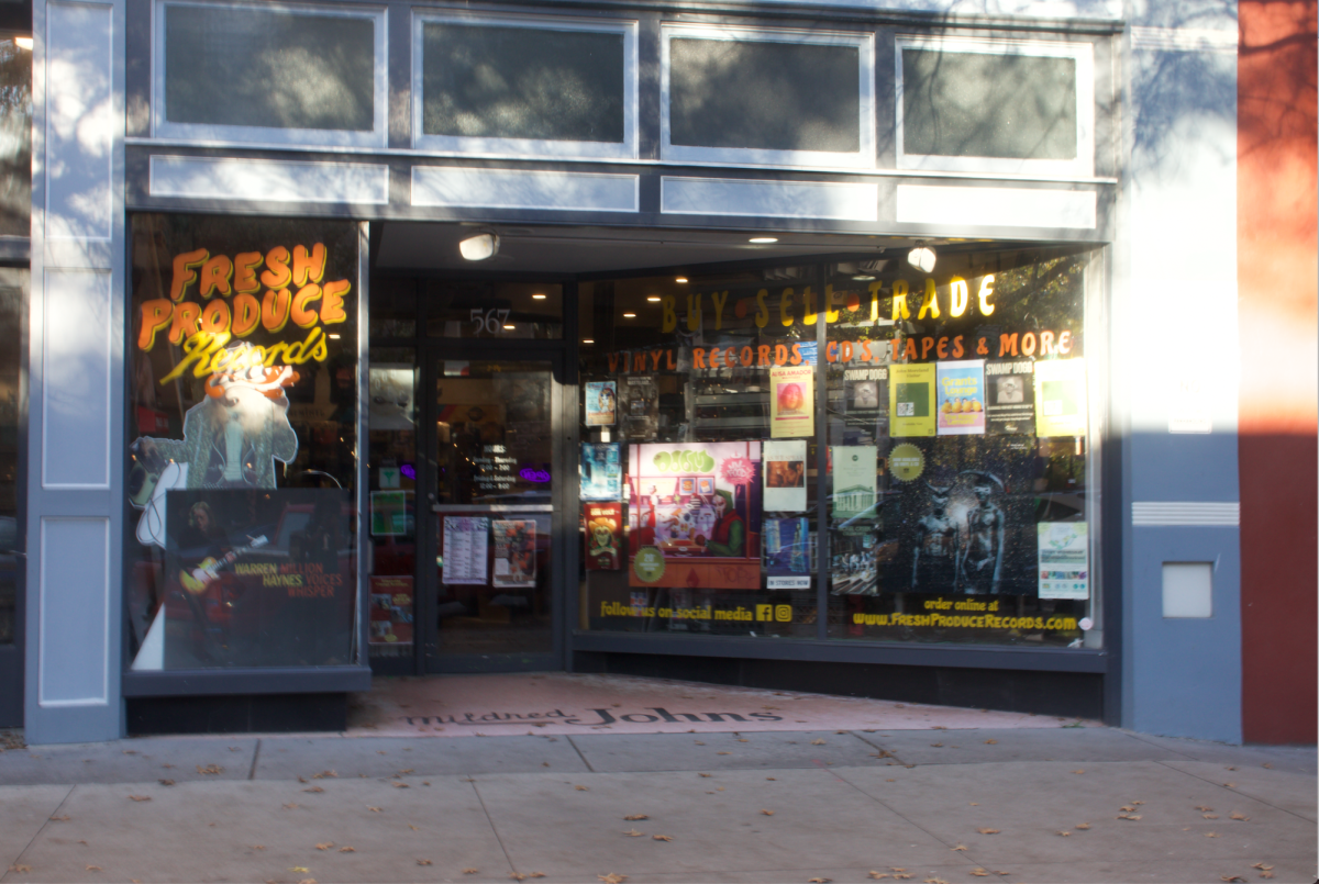 Fresh Produce Records located on Cherry St in downtown Macon Ga