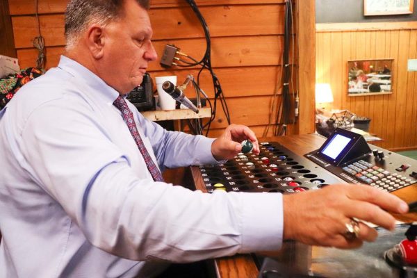 The bingo machine that John Akaki uses is programmed to beep when the next ball should be called. The bingo machine and the board with numbers on it costs about $15,000. Although the cost is high, the quality of the equipment ensures the fairness of the games.