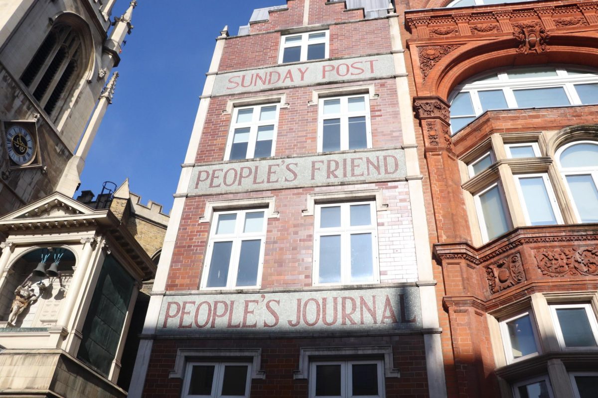 An old newspaper building in South London. (March 2025)