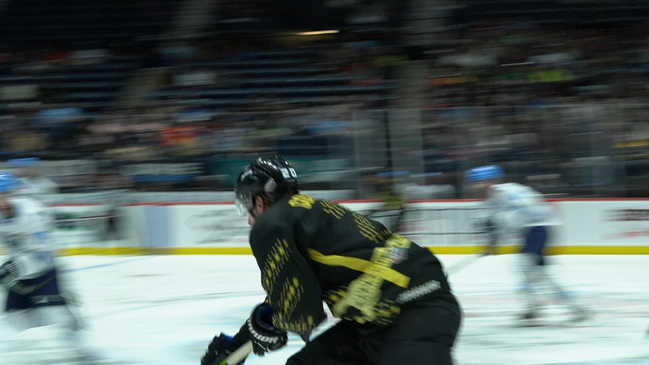 A photo from the Macon Mayhem’s home game on Elvis Night, Saturday, Jan. 11, 2025, at the Macon Coliseum in Macon, Georgia. The Mayhem defeated the Pensacola Ice Flyers 5–1 in Game 28 of the 2024–25 season.