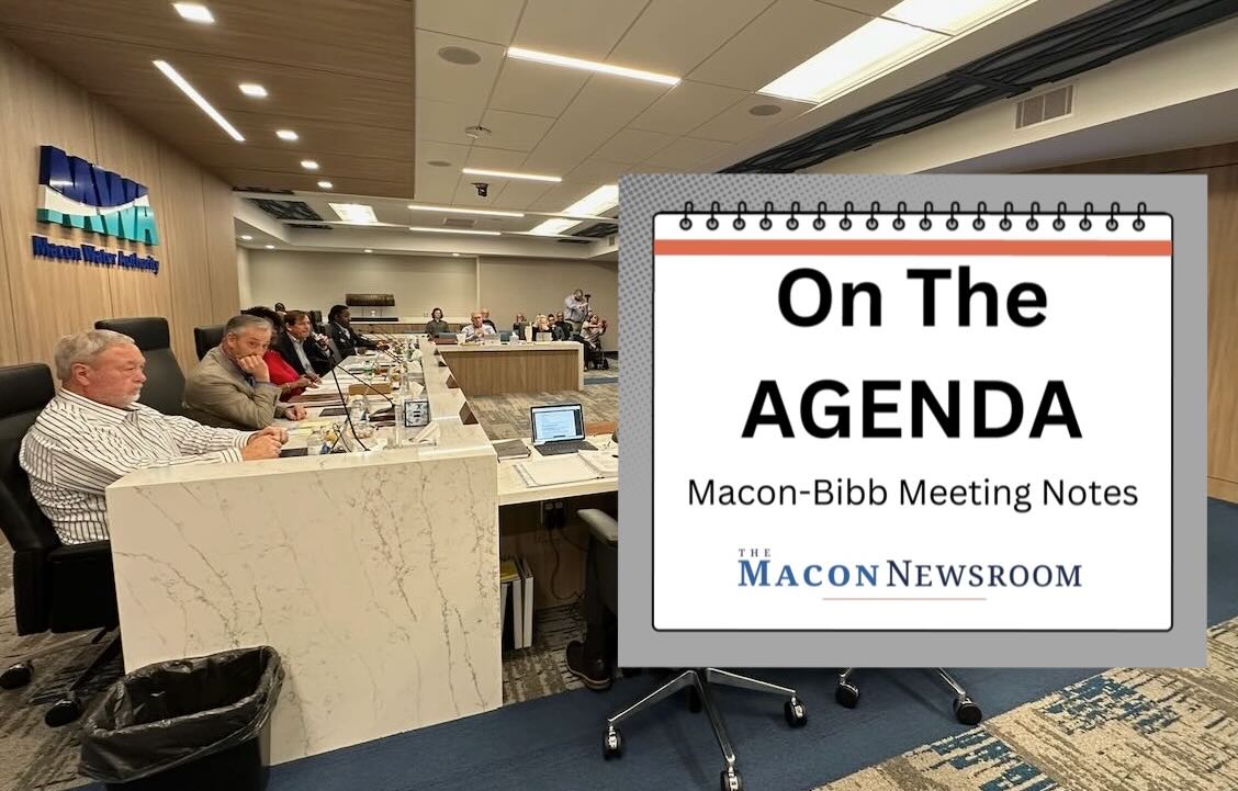 Macon Water Authority leads this week's On The Agenda report from The Macon Newsroom.