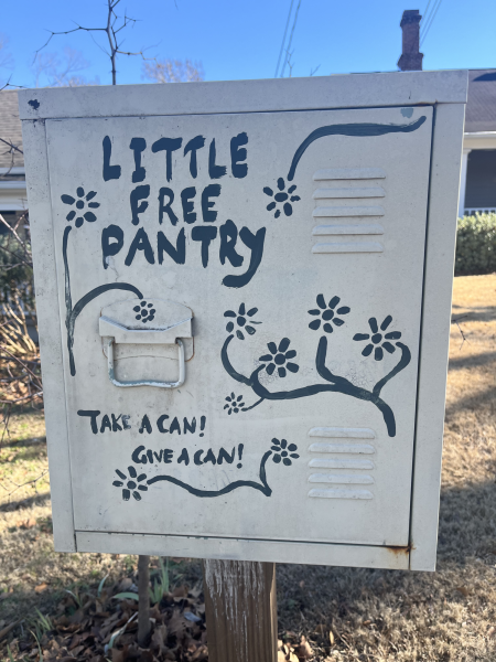 This small food pantry in Beall's Hill provides shelf stable food items to people who might be food insecure.