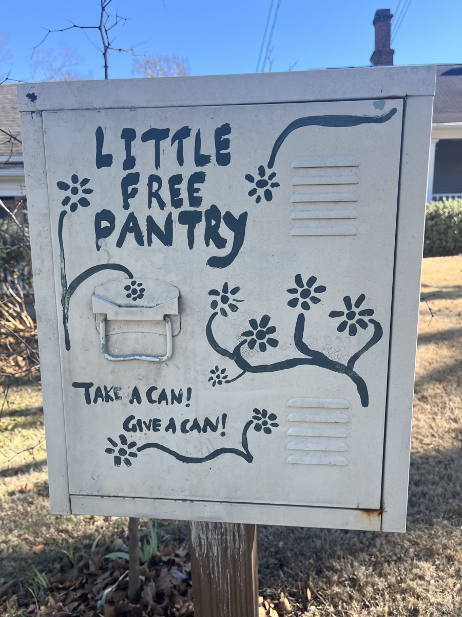 This small food pantry in Beall's Hill provides shelf stable food items to people who might be food insecure. 
