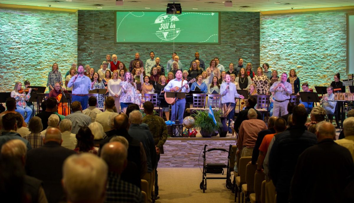 This is a service at Mikado Baptist Church in Macon, Ga. 