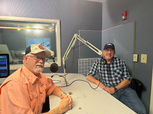 Steven Thompson, left, and John Thompson, right, nephew and son of late  Macon mayor, Ronnie Thompson, speak about going to Willingham Senior High School and what being related to a controversial local figurehead has meant for them, during a Feb. 20 interview at Georgia Public Broadcasting, 1337 Linden Ave., Macon, Ga.
